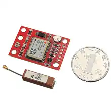 GY gps модуль доска 9600 aud скорость с антенной для Arduino 3 V-5 V Мини Размер с сильным сигналом