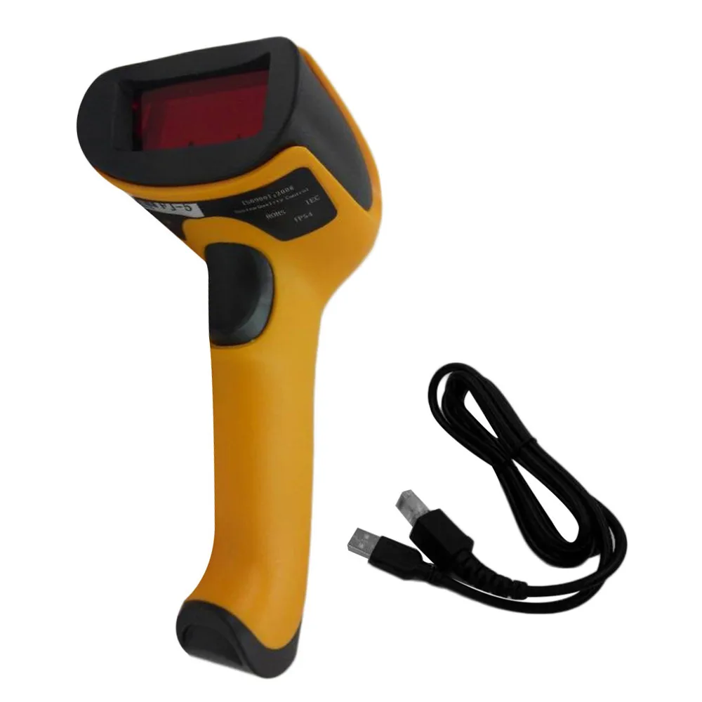 2017 Newest USB 2 0 Handheld Barcode Reader Laser Bar Code Scanner for POS PC free