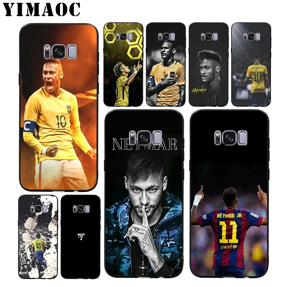 

YIMAOC Neymar football soccer Soft Silicone Case for Samsung Galaxy S9 S8 A6 Plus 2018 S7 S6 Edge A5 A3 2017 2016 Note 8 9