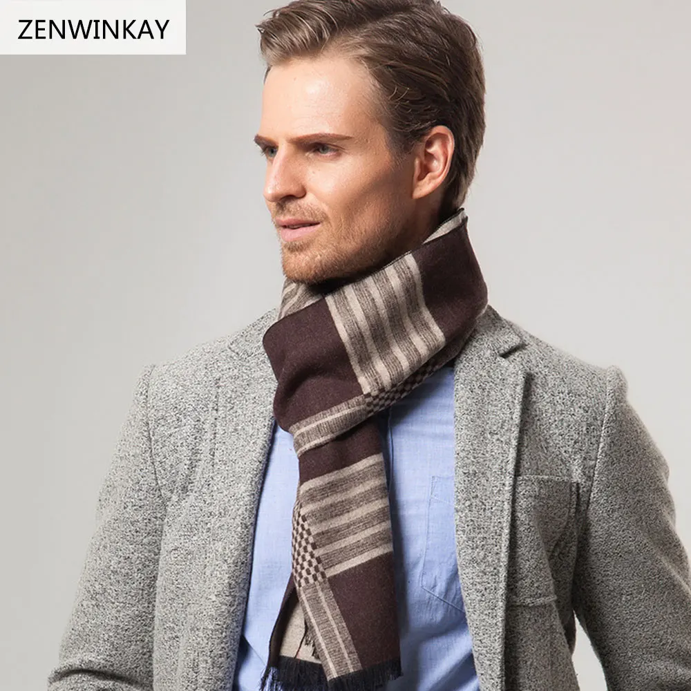 2017 Brand Male Scarves Warm Scarf Men Scarf Pashmina Wool Scarf Winter