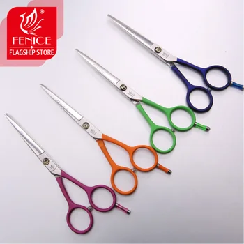 

Fenice Professional JP440C Steel 5.5 inch Elastic Paint Handle Hair Cutter Barber Salon Hairstylist Tool Cutting Scissors