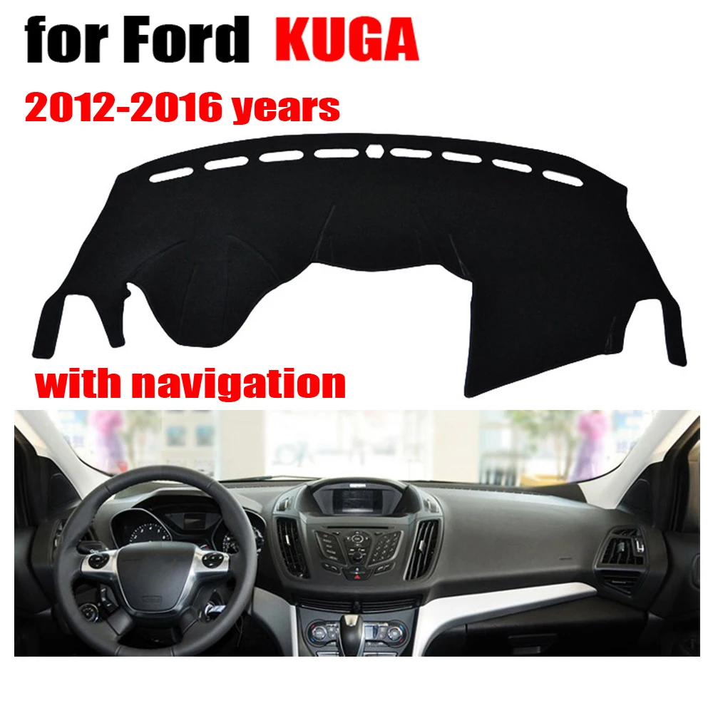 RKAC Приборная панель автомобиля охватывает коврик для Ford Escape /KUGA с навигацией