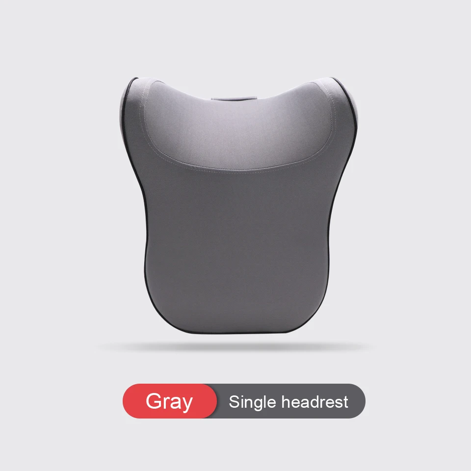 Gray pillow LOEN u-образная супер мягкая Автомобильная подушка для шеи, поддержка автокресла, подголовник из пены с памятью, универсальная поддержка для путешествий, офиса, дома, автомобиля - Цвет: Gray pillow