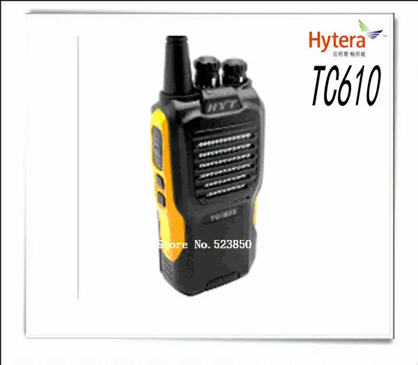 Hyt междугородной TC610 5 Вт / 2 радиолюбителей китай 16 канала IP66 в отель Управлению