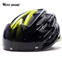 WEST BIKING Cycling Helmet Bicycle Goggles Helmet Road MTB Helmets Gafas De Bicicleta Carretera MTB Bicycle Safety Helmets