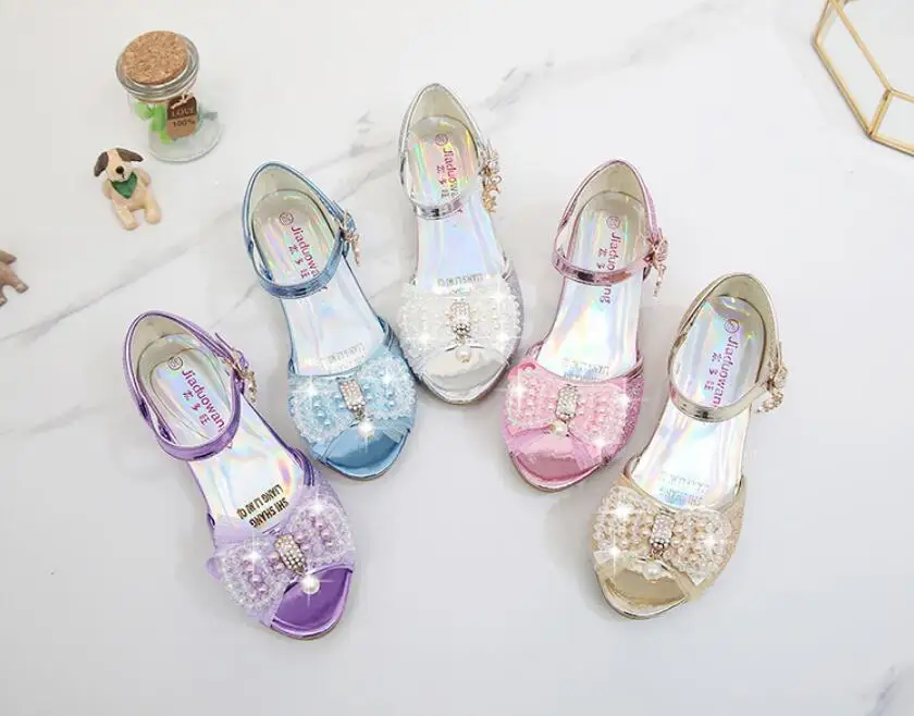 Pearl Rhinestone Princess shoes-21