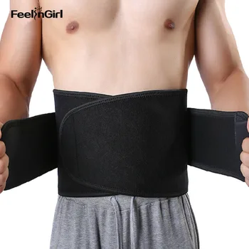 

FeelinGirl Men Modeling Belt Unisex Sweat Sauna Waist Trainer Thickening Neoprene Body Shaper Workout Waist Cincher Shapewear