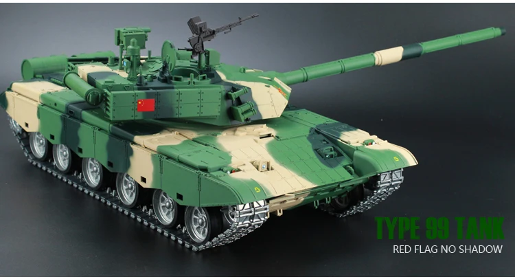 Heng Long Китайская армия ZTZ 99A MBT 1/16 Масштаб 2,4 ГГц RC основной боевой танк конечная металлическая Версия с дымом, звуком и BB пушкой