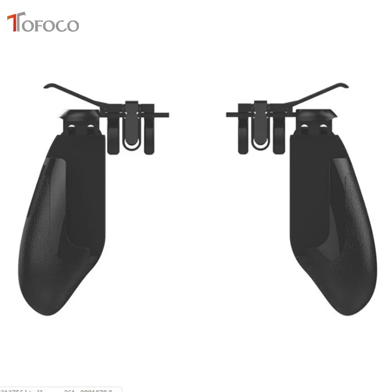  Mobile Game Controller Shooter Trigger Fire Button with Handle Holder Cell Phone Adapter Accessorie