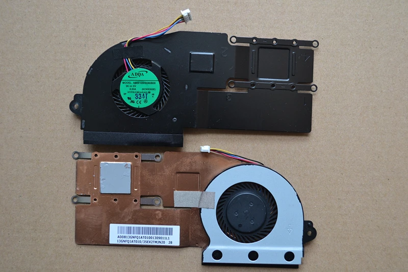 New laptop cpu cooling fan with heatsink for ASUS S200 X202 S200E X202E Q200Ein Fans & Cooling