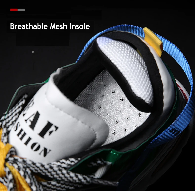 Men's Casual Shoes Trainers Sneakers Dad Shoes Men Winter Classic High Platform Chunky Sneaker Black And White Sneakers Men Shoe (9)