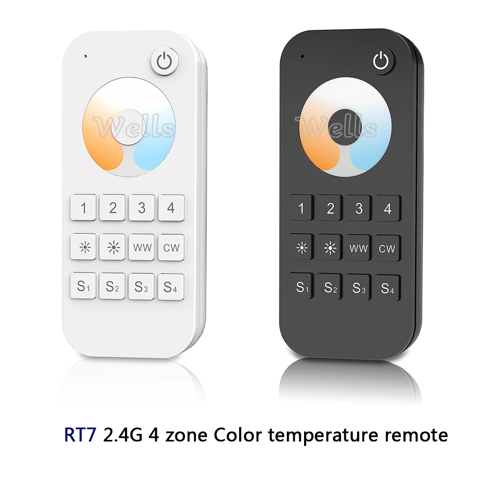 2 4G радиочастотный беспроводной один Цвет/Цвет температуры/RGB/RGBW/RGB + CCT