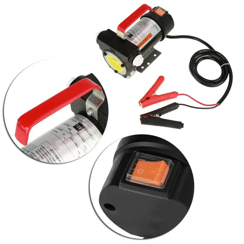 

40L/min Portable Self Priming Fuel Diesel Pump Oil Transfer Pump Set High Quality 12V