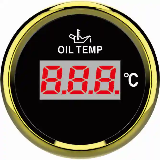 52 мм цифровой датчик температуры масла 10-150 градусов с Подсветка 12 В/24 В
