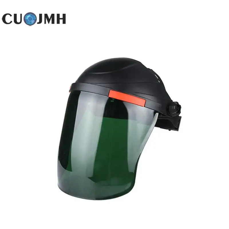 

Black Adjustable Protective Mask Anti-glare Household Welding Cap Organic Plastics Head-mounted Self-defend Protective Mask