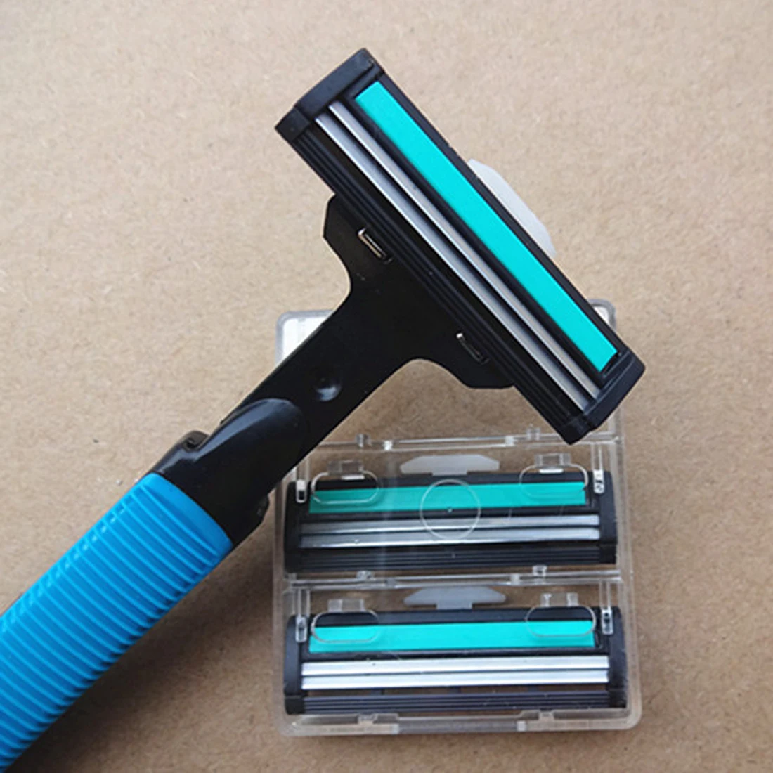 

New Arrive Men's razor blades Sharp shave blades Durable Double layer blades Manual Shaving razor Blade Tool