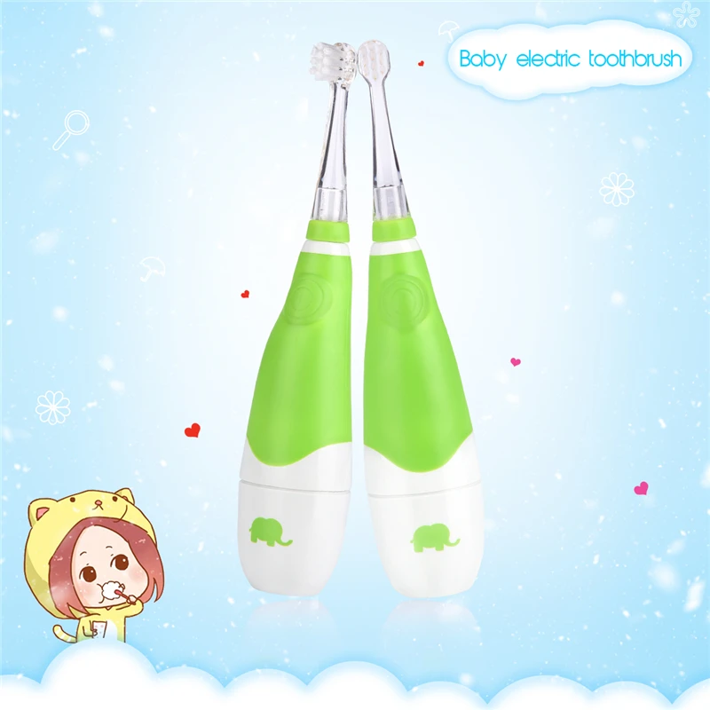 Waterproof Ultrasonic Vibrating Electric Toothbrush Soft Bristle