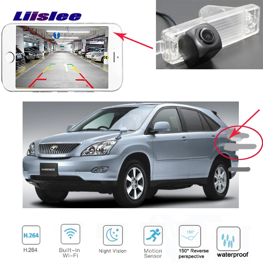 LiisLee Автомобильная беспроводная камера заднего вида для toyota RAV4 EV Europe Vanguard 2005 ~ 2012