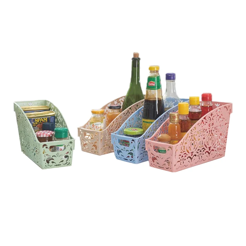 حياة بسيطة سميكة البلاستيك تخزين سلة التخزين أشتات سلة الحمام الأسرة قلم رصاص حاوية منظم خمر