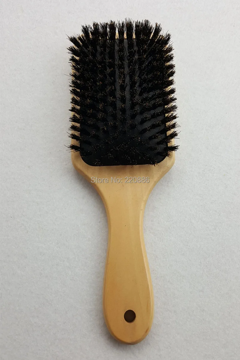 Wooden Hair Brush Boar Bristle Mix Nylon Hair Brush Paddle Hair Brush Hair Extension Brush GIC-HB571 (1 piece) Free Shipping Wooden Hair Brush Boar Bristle Mix Nylon Hair Brush Paddle Hair Brush Hair Extension Brush GIC-HB571 (1 piece) Free Shipping