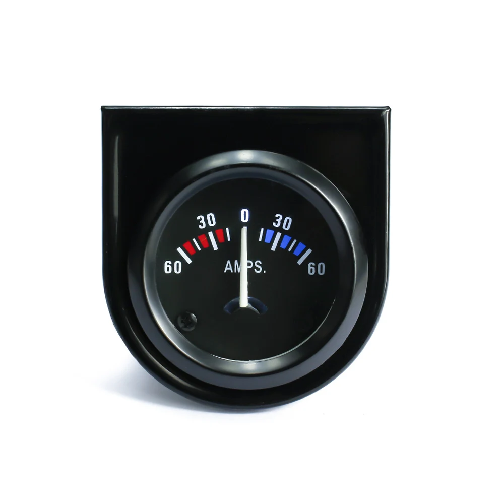 free shipping AMP meter gauge2" 52mm 60 0 60 AMP Meter 12 Volt boat