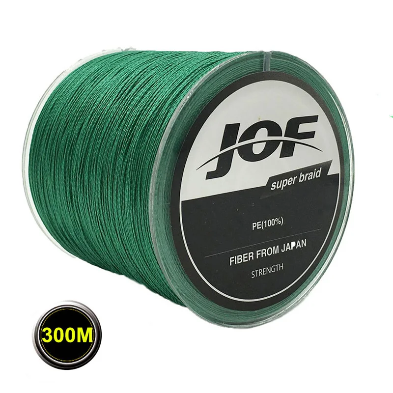 300 м полиэтиленовая многонитевая плетеная рыболовная леска сверхпрочная 4 нити