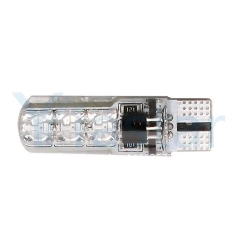50 комплектов 12 V T10 5630 6 SMD 194 168 W5W кремнезема поворотника Clerance лампа для автомобиля огни автомобиля смесь цветов DC 12 V