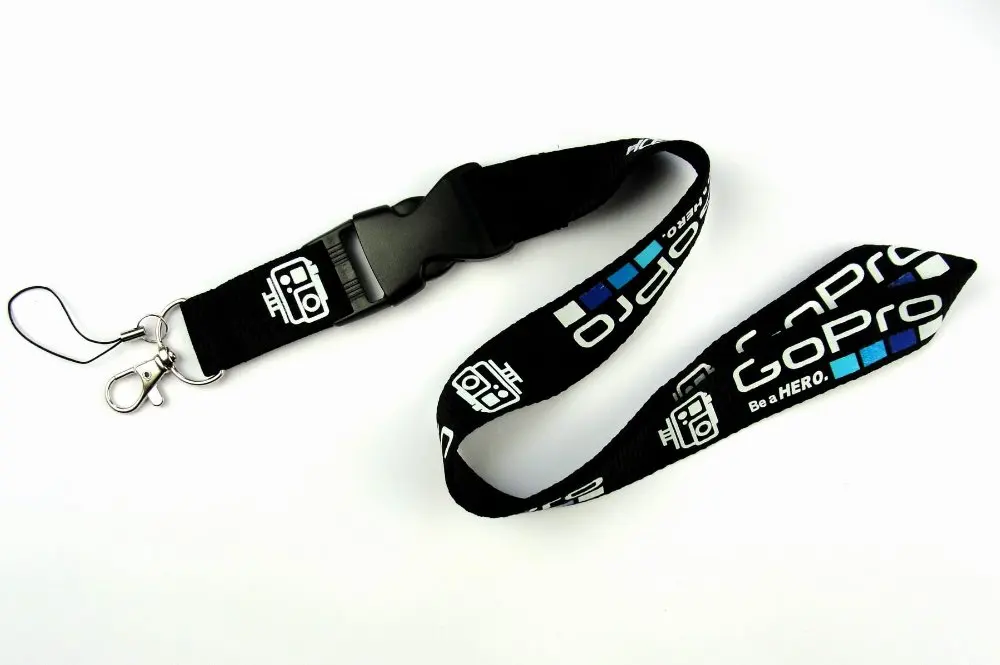 Для Gopro be a Hero фирменный логотип ID держатель для карт lanyards брелок для ключей офисная съемная пряжка улучшенная модель крюк ремень