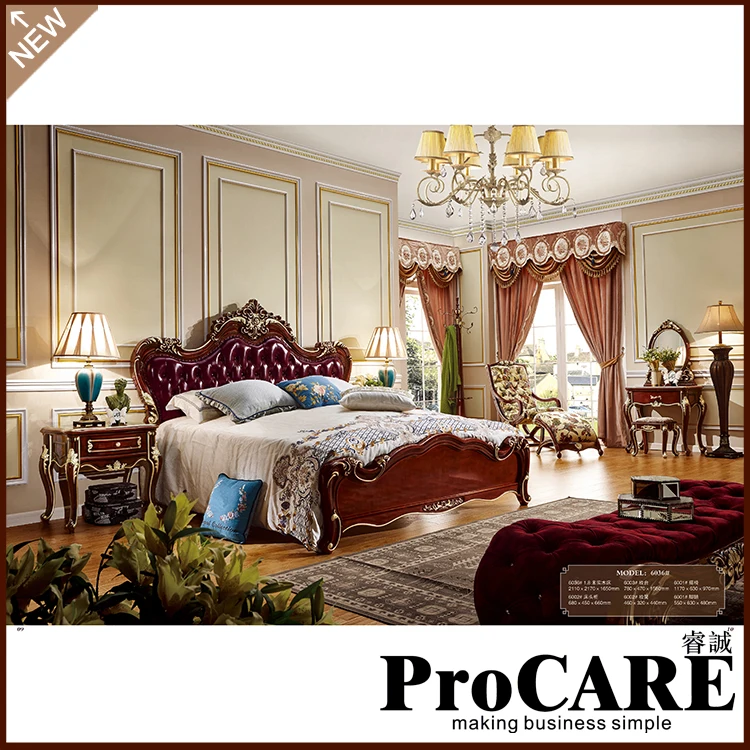 Foshan manufacture queen size bed bedroom set malaysia