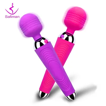 Powerful Magic Wand AV Vibrator Sex Toys for Woman Clitoris Stimulator Sex Shop toys for adults G Spot vibrating Dildo for woman usb charging g spot vibrating dildo anal vagina vibrator sex products for woman spiral swing magic wand massager adult sex toys