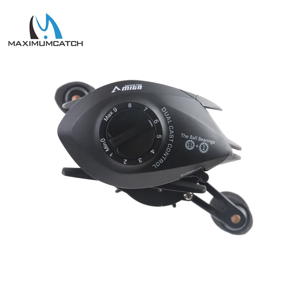 Maximumcatch 2.1-2.4M Lure Weight 3-80g Bait Casting Rod Portable Travel Left & Right Handed Casting Fishing Rod Reel Combo