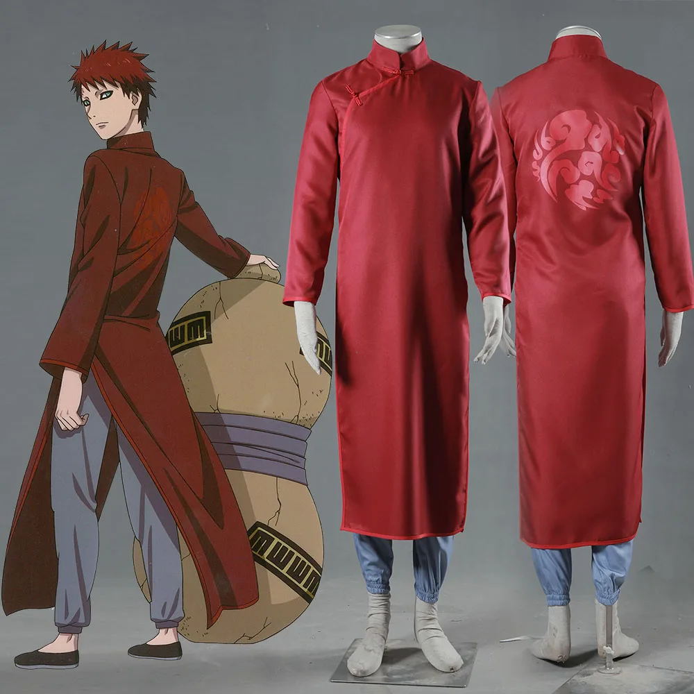 Naruto Gaara Chinese Clothing Version Naruto Cosplay Costume Long