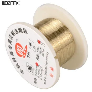 

2pcs 100m 0.08mm Alloy Steel Molybdenum Wire Cutting Wire Line LCD Display Screen Separator Repair for iPhone