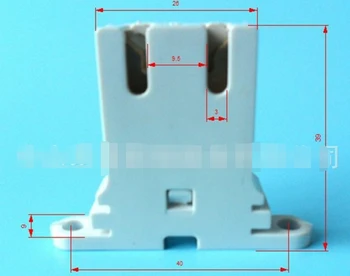 

200pcs T8 G13 Aging lamp bracket for led light tube etc