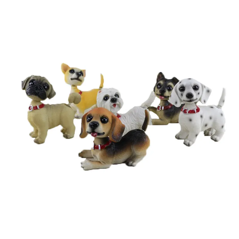 Home Decoration Accessories Resin miniature Puppy Mini