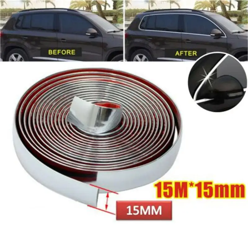 

15M Car Car Door Edge Protective Strip Auto Sticker Rubber Anti Collision Strips Moldings Decoration U Shape Strip Car Styling