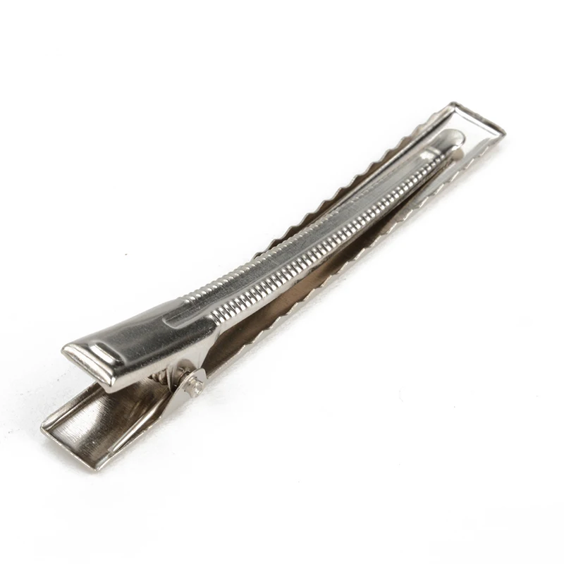 50pcs/lot Metal Crocodile Clips Cable Lead Testing Probe Fixing Test Alligator Clips Clamps 35mm/40mm/45mm/55mm/65mm/75mm