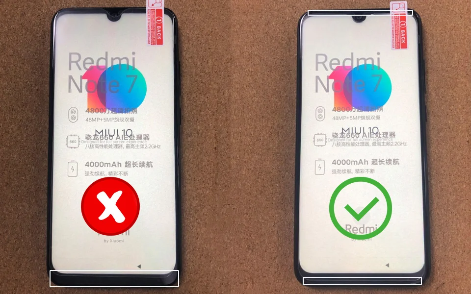 Xiaomi Redmi Note 7 глобальная версия 4 Гб 128 Snapdragon 660 AIE Octa Core 6,3 "полный экран 48MP сзади камера телефона