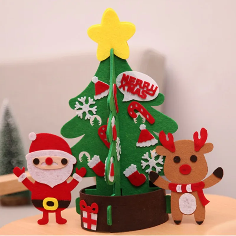 

Party DIY Christmas Trees Decor Ornaments Cute Decorations Festival Party Children Christmas Gifts Christmas Decor Supplies H1
