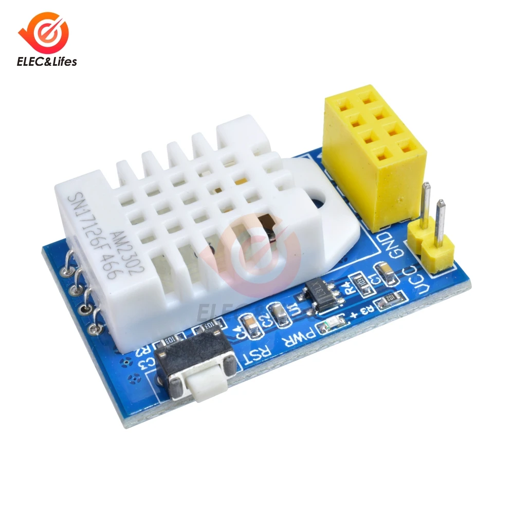 ESP8266 Φ ESP01 S DHT22 AM2302 Цифровой Датчик температуры и влажности Wi Fi модуль 3 В 5 замена