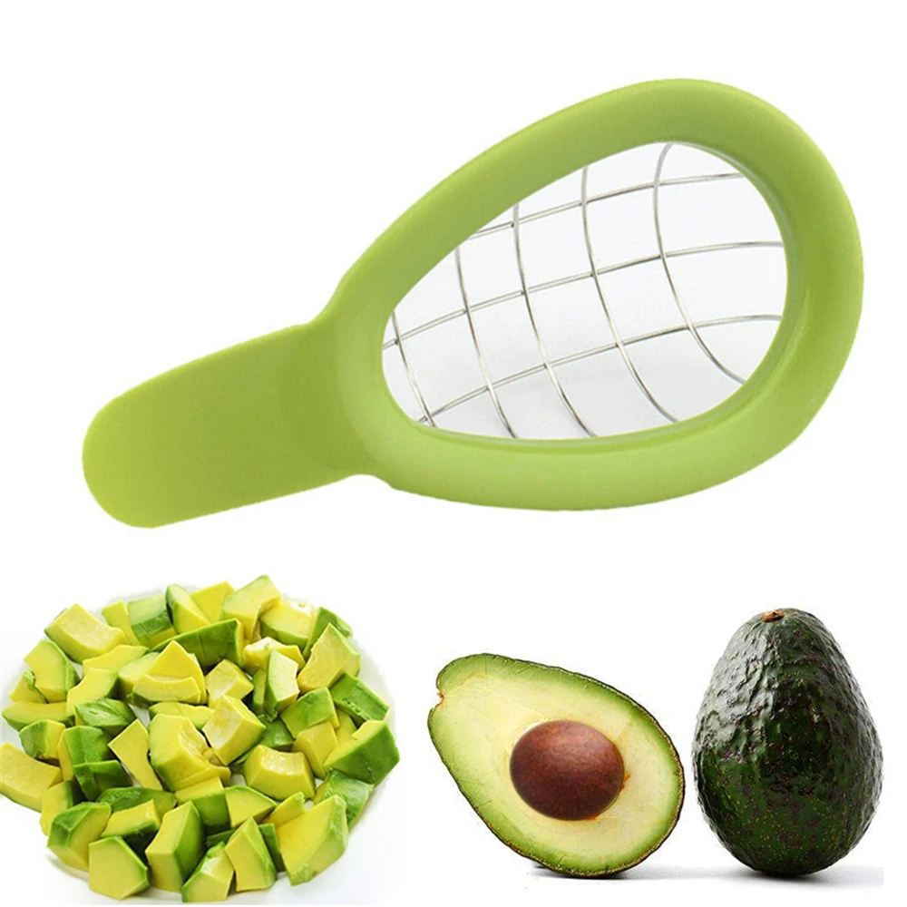 

1pcs Multi-functional Avocado Slicer Separator Fruits Cutter Stainless Steel Lemon Peeler Tools Fruit Salad Maker Kitchen Gadget