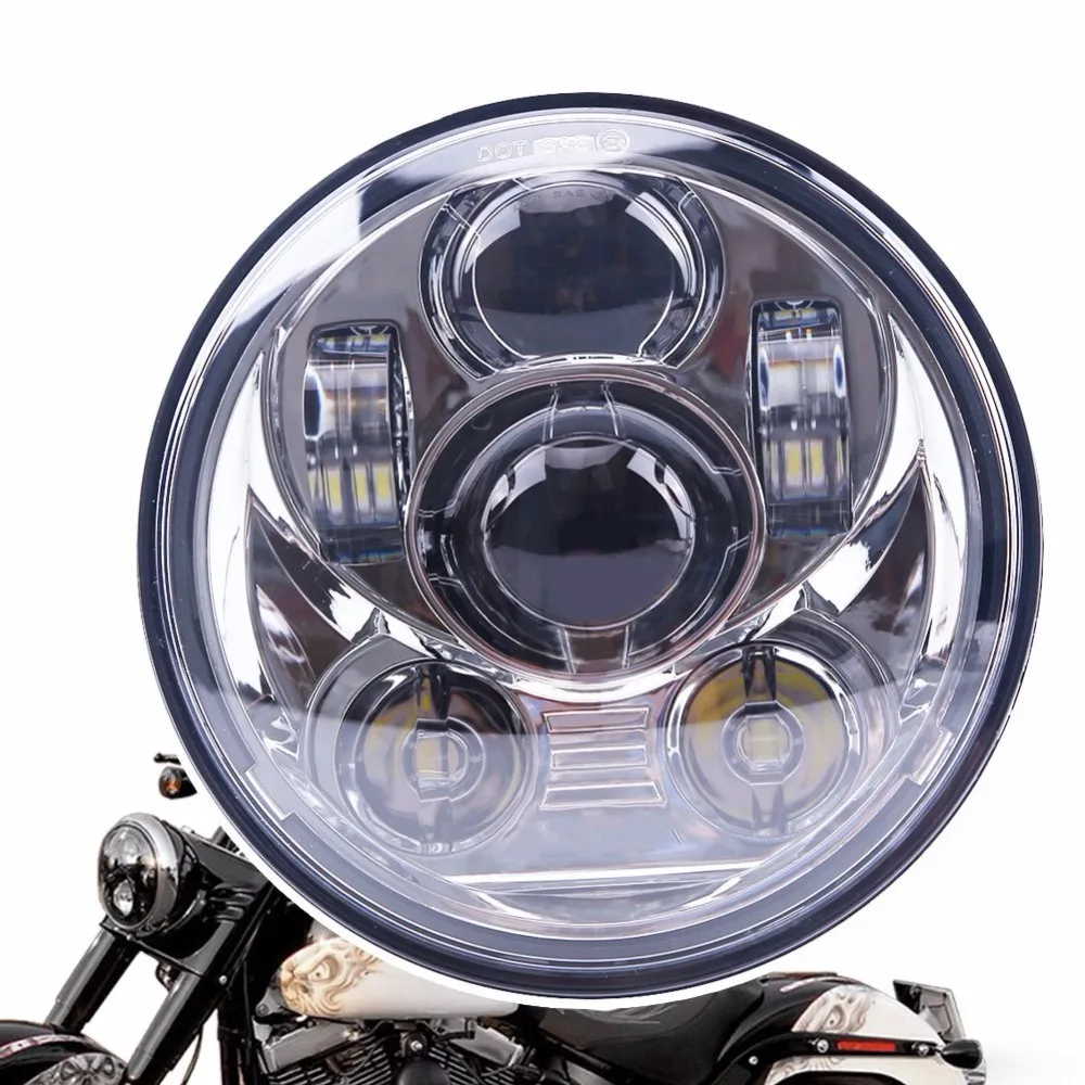 5 3/4" 5.75 Inch Round LED Projection Daymaker Headlight Bulbs