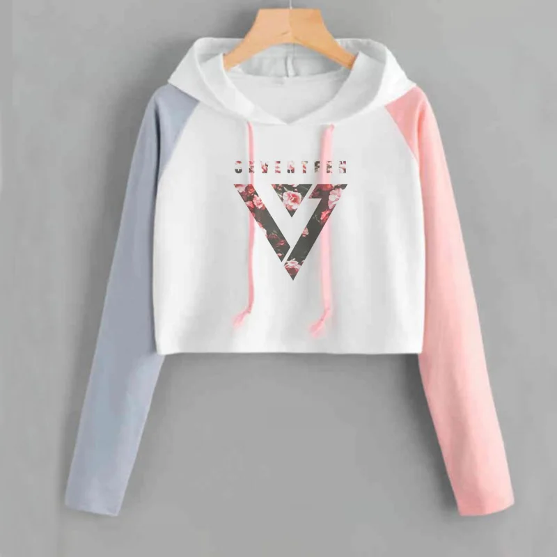 Seventeen Crop Top Hoodies 2020