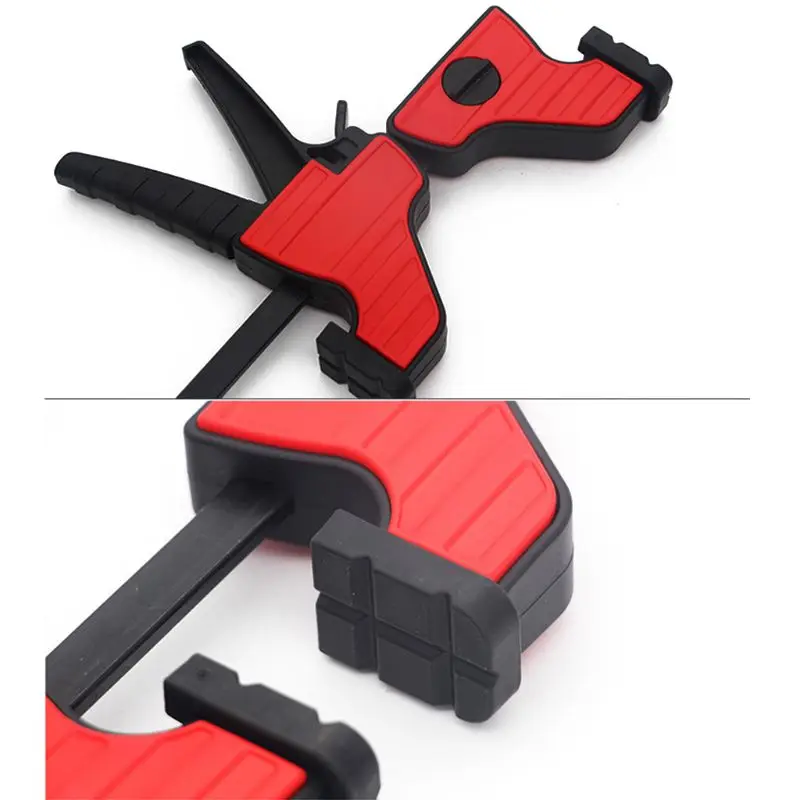 

F Clamp Wood-Working Bar Clamp Quick Ratchet Release Speed Squeeze DIY Hand Tool
