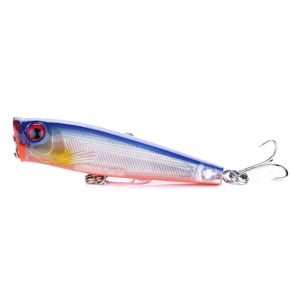 4pcs Fishing Lure 6.5cm 6.6g Hard Bait Wobbler Pike Bass Lure Fishing  Accessories 3D Eyes