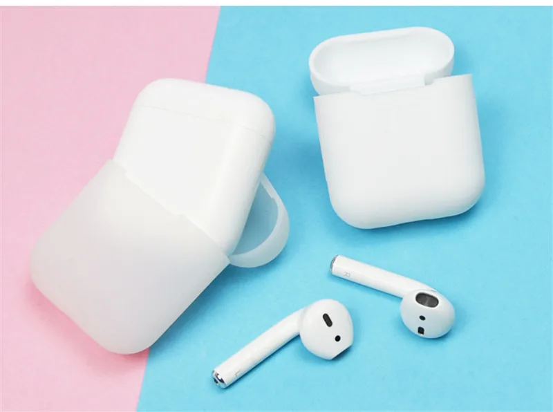 Мягкий силиконовый чехол для Airpods On Air Pods, противоударный защитный чехол для наушников, водонепроницаемые аксессуары для гарнитуры, 20 цветов