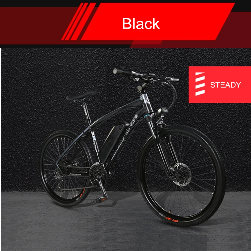 Flash Deal 27 Speeds 26" Electric Mountain Bike ,adopt Aluminum Alloy Frame, Suspension Fork, Disc Brake, E Bike 16