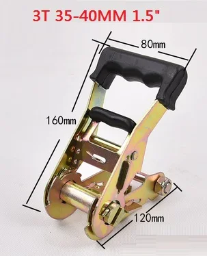 2-3T 35-40 мм, трещотка металлическая часть для трещотки завязывается вниз, грузовой разгрузка для перегрузки, переплет Натяжной t