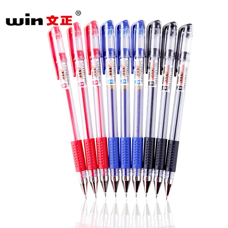 12PCS/Set Gift Box Gel Pens With Black Ink Wholesale High Quality Non erasable Pens School