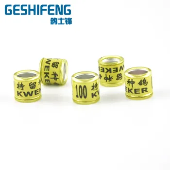 

New plastic aluminum tube pigeon leg rings